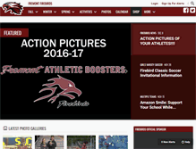 Tablet Screenshot of fremontfirebirds.com